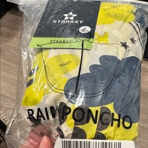 KIDS Yellow and Blue Waterproof Rain Poncho